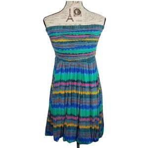 Plenty by Tracy Reese Strapless Tribal Print Dress